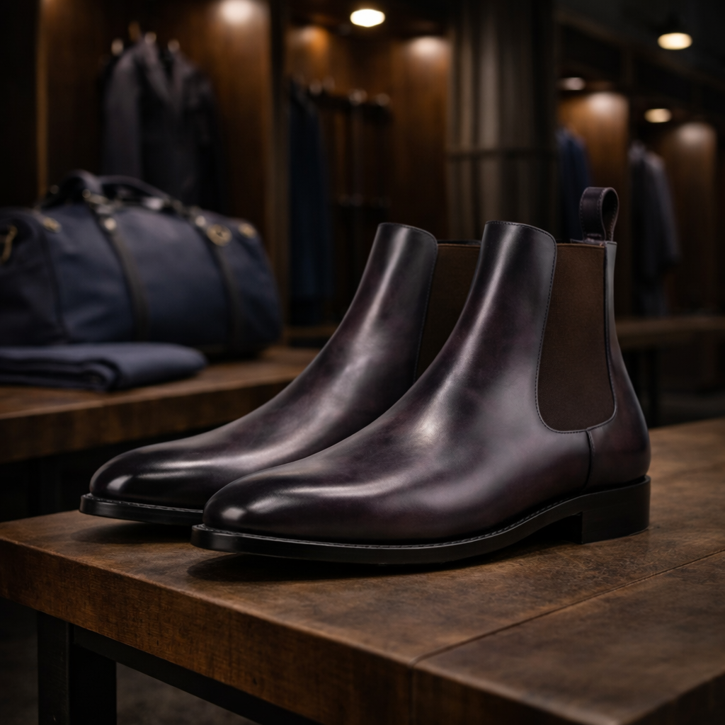 The Beckman – Aubergine Museum Patina Chelsea – Palmer James Designs